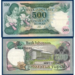 Indonésie Pick N°117, Billet de banque de 500 Rupiah 1977