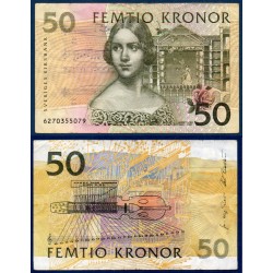 Suède Pick N°62a, Billet de banque de 50 Kronor 1996-2002