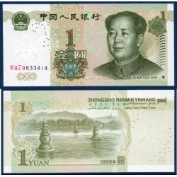 Chine Pick N°895b, Billet de banque de 1 Yuan 1999