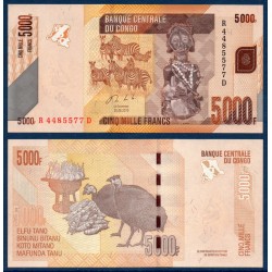 Congo Pick N°102b, Billet de banque de 5000 Francs 2013