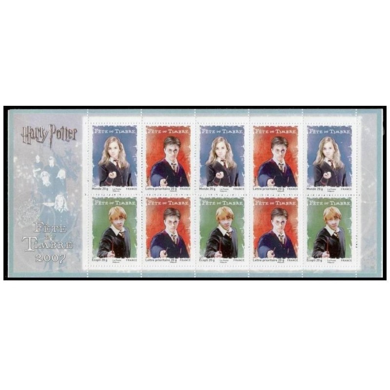 Yvert BC4024a Carnet Journée du timbre 2007 Harry Potter