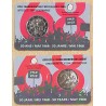 2 euros commémorative Belgique 2018 Revolte de mai 1968 version francaise piece de monnaie €