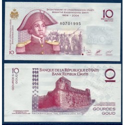 Haïti Pick N°272a, Billet de banque de 10 Gourdes 2004