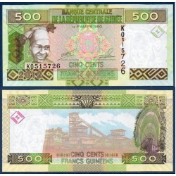 Guinée Pick N°39b, Billet de banque de 500 Francs 2012