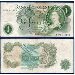 Grande Bretagne Pick N°374e, Billet de banque de 1 livre 1966-1970
