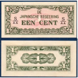 Inde Néerlandaise Pick N°119b, Billet de banque de 1 Cent 1942