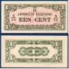 Inde Néerlandaise Pick N°119b, Billet de banque de 1 Cent 1942