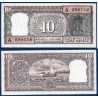 Inde Pick N°60k, Billet de banque de 10 Rupees 1985-1990