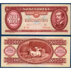 Hongrie Pick N°171e, Billet de banque de 100 Forintz 1975