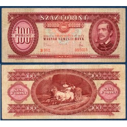 Hongrie Pick N°171d, Billet de banque de 100 Forintz 1968