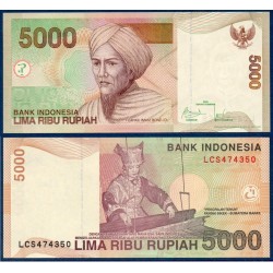 Indonésie Pick N°142i, Billet de banque de 5000 Rupiah 2009