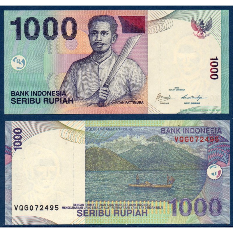 Indonésie Pick N°141a, Billet de banque de 1000 Rupiah 2000