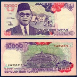 Indonésie Pick N°131d, Billet de banque de 10000 Rupiah 1995