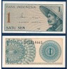 Indonésie Pick N°90s, Spécimen  Billet de banque de 1 sen 1964