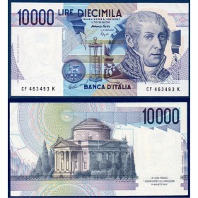 Italie Pick N°112c, Billet de banque de 10000 Lire 1984