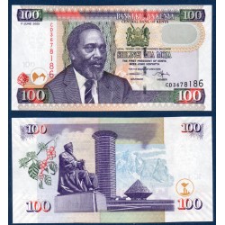 Kenya Pick N°48a, Billet de banque de 100 Schillings 2005