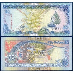 Maldives Pick N°21a, Billet de banque de 20 rufiyaa 2000