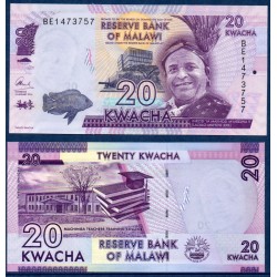 Malawi Pick N°63c, Billet de banque de 20 kwacha 2016