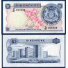 Singapour Pick N°1d, Billet de banque de 1 Dollar 1972