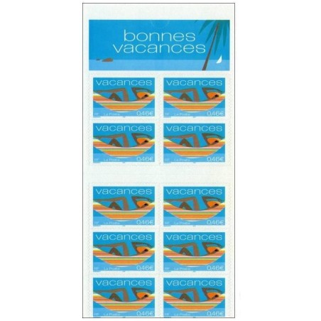 Carnet Commemoratif Yvert BC3494A 2002  Bonnes vacances