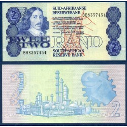 Afrique du sud Pick N°118d, TTB Billet de banque de 2 rand 1983-1990
