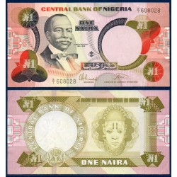 Nigeria Pick N°23b, Billet de Banque de 1 Naira 1984