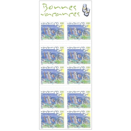 Carnet Commemoratif Yvert BC3672 2004  Bonnes vacances