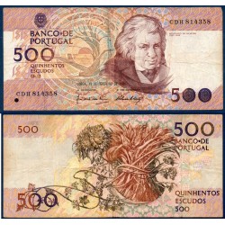 Portugal Pick N°180d, Billet de banque de 500 Escudos 13.2.1992