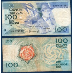 Portugal Pick N°179f, Billet de banque de 100 Escudos 24 novembre 1988