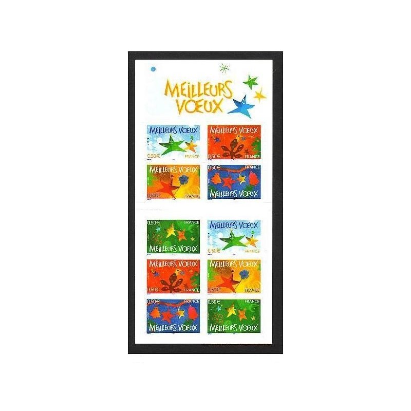 Carnet Commemoratif Yvert BC3722 2005  Meilleurs voeux