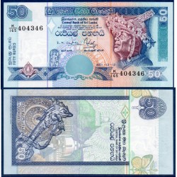 Sri Lanka Pick N°110b, Billet de banque de 20 Rupees 2001