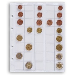 Feuilles Numismatiques OPTIMA EURO, pour Séries d'Euros