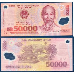 Viet-Nam Nord Pick N°121b, Billet de banque de 50000 dong 2004