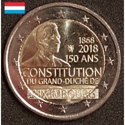 2 euros commémorative Luxembourg 2018 Constitution piece de monnaie €