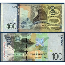 Sao Tomé et Principe Pick N°74, Billet de banque de 100 Dobras 2016
