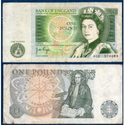 Grande Bretagne Pick N°377a, Billet de banque de 1 livre 1978-1980