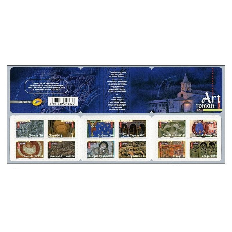 Carnet Commemoratif Yvert BC455 2010  Art roman