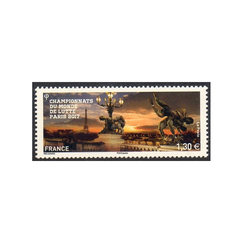 Timbre France Yvert No 5165 championnat du monde de lutte neuf luxe **