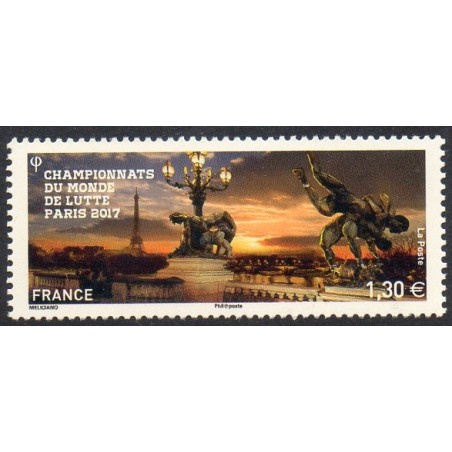 Timbre France Yvert No 5165 championnat du monde de lutte neuf luxe **