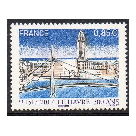 Timbre France Yvert No 5166 fondation du Havre neuf luxe **