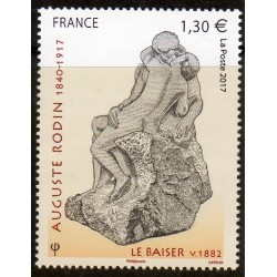 Timbre France Yvert No 5168 Auguste Rodin, Le baiser neuf luxe **