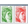 Timbre France Yvert No paire 5183-5184 sabine de gandon neufs luxes **