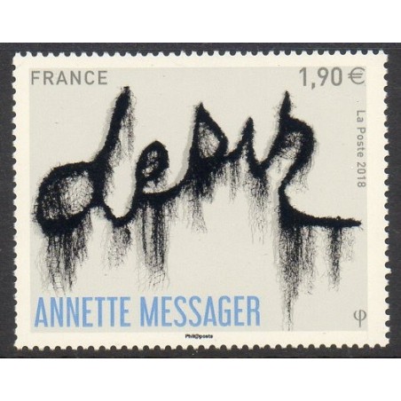 Timbre France Yvert No 5202 Annette Messager, Désir neuf luxe **