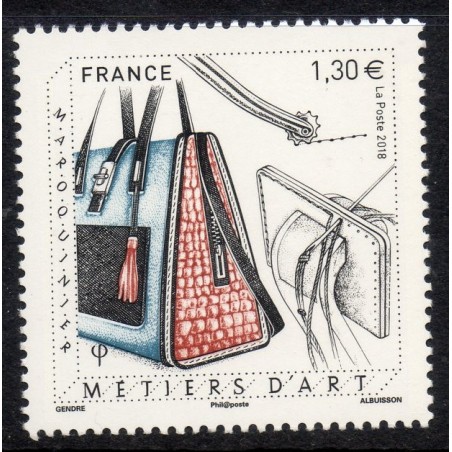 Timbre France Yvert No 5209 Metiers d'art, Maroquinier neuf luxe **