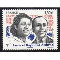 Timbre France Yvert No 5219 Lucie et Raymond Aubrac neuf luxe **