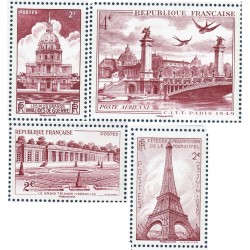 Timbre France Yvert No 5222-5225 Monuments de Paris neufs luxes **