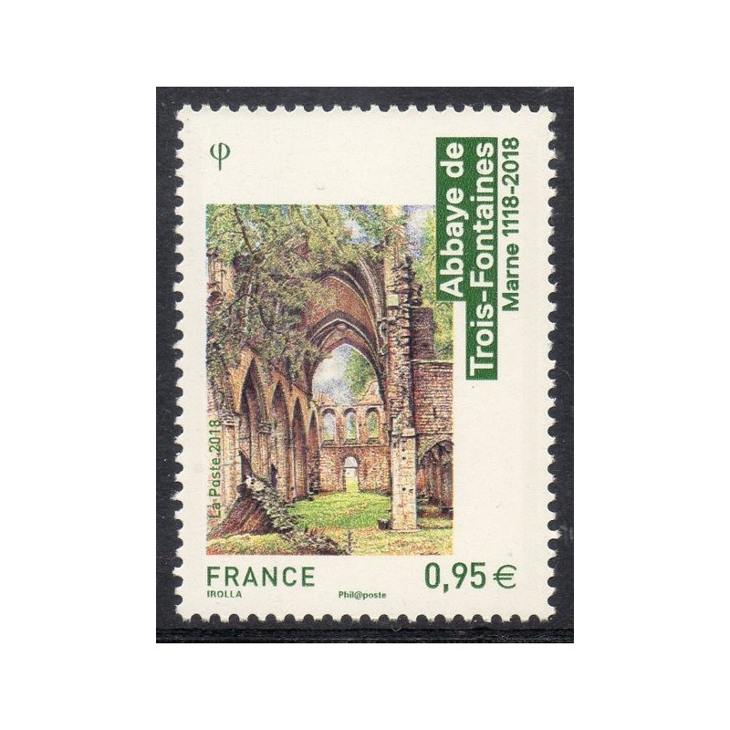 Timbre France Yvert No 5242 Abbaye de Trois-Fontaines neuf luxe **