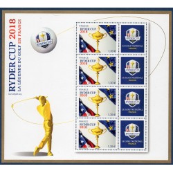 Bloc Feuillet France Yvert BF142 Ryder Cup blanc neuf luxe **