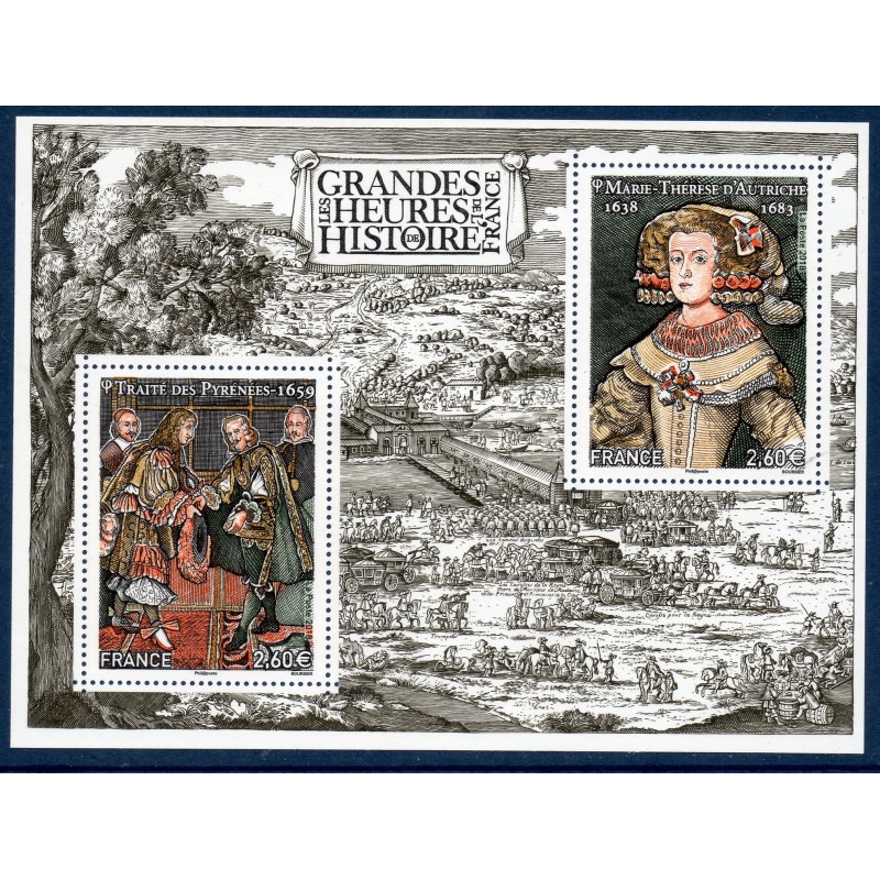 Bloc Feuillet France Yvert F5236 Grandes heures de l'historie de France neuf luxe **