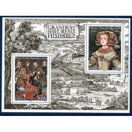 Bloc Feuillet France Yvert F5236 Grandes heures de l'historie de France neuf luxe **